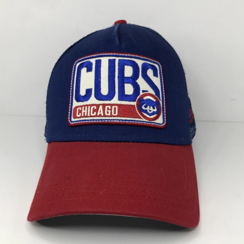 Chicago Cubs 9Forty New Era Mesh Back Adjustable Hat Cap Men's Snapback